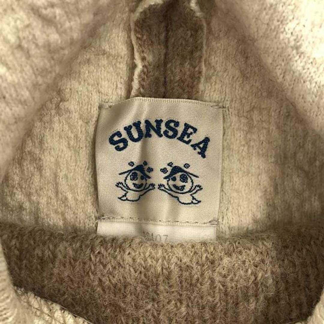 SUNSEA(サンシー)のSUNSEA / サンシー | W-FACEWOOLTURTLENECKPULLOV / リバーシブル タートルネック プルオーバー | 3 | ベージュ/ホワイト | メンズ メンズのトップス(ニット/セーター)の商品写真