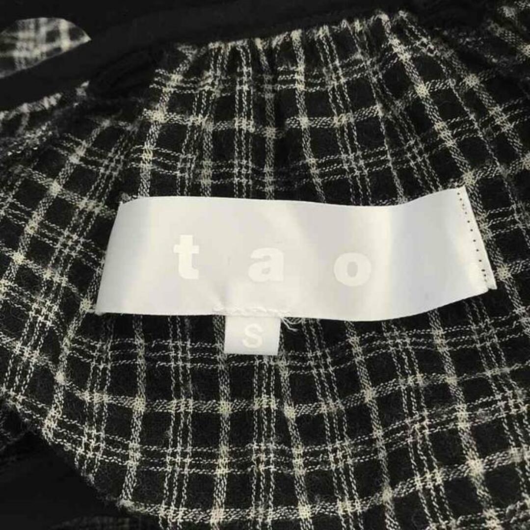 【美品】  tao COMME des GARCONS / タオコムデギャルソン | 2022AW | チェック パッチワーク ノースリーブワンピース | S | マルチカラー | レディース レディースのワンピース(ロングワンピース/マキシワンピース)の商品写真