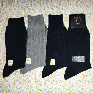 ダックス(DAKS)の【未使用・メンズ】ダックス／フォーマル＆ビジネスソックス４足(ソックス)