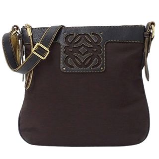 ロエベ(LOEWE)のロエベ LOEWE バッグ レディース ブランド ショルダーバッグ ナイロン ブラウン 斜め掛け クロスボディ おしゃれ 【中古】(ショルダーバッグ)