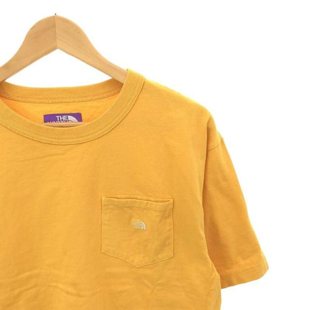 THE NORTH FACE PURPLE LABEL / ザノースフェイスパープルレーベル | 7oz H/S Pocket Tee ハーフ スリーブ ポケット Tシャツ | M | イエロー | レディース レディースのトップス(Tシャツ(半袖/袖なし))の商品写真