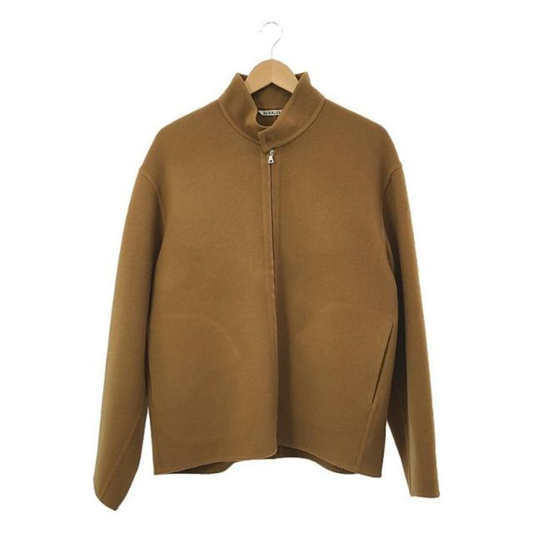 Auralee Cotton Mole Melton Hand Sewn Blouson - Brown Auralee Cotton Mole Melton Hand Sewn Blouson - Brown