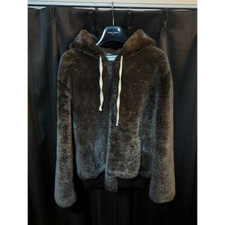 サンローラン(Saint Laurent)の【希少】SAINT LAURENT ラムファーパーカーブルゾン BTS ジミン(レザージャケット)