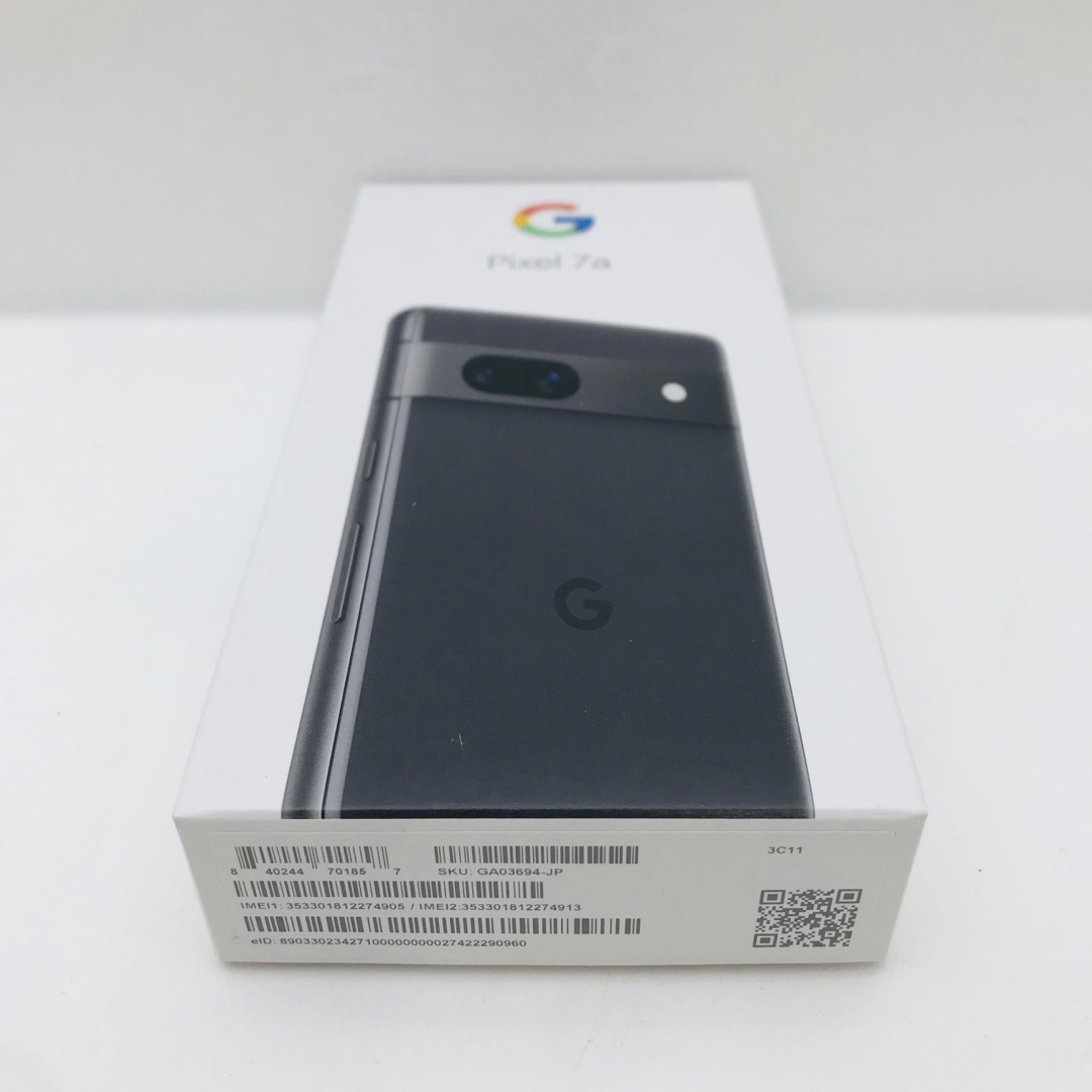 Google Pixel(グーグルピクセル)のGoogle Pixel 7a 128GB Charcoal スマホ/家電/カメラのスマートフォン/携帯電話(スマートフォン本体)の商品写真