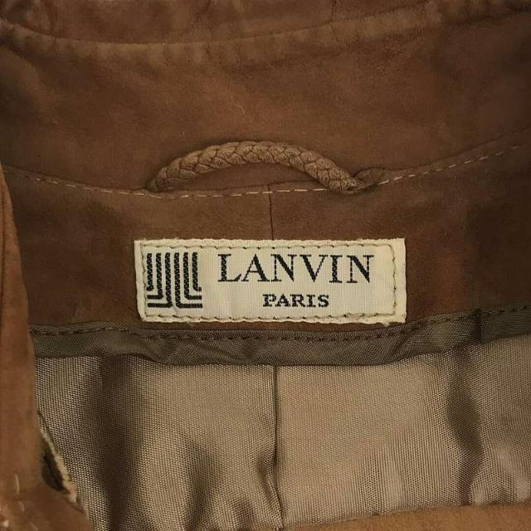 LANVIN(ランバン)のLANVIN / ランバン | ヴィンテージ スエードレザー シャツジャケット | ベージュ | レディース レディースのジャケット/アウター(その他)の商品写真