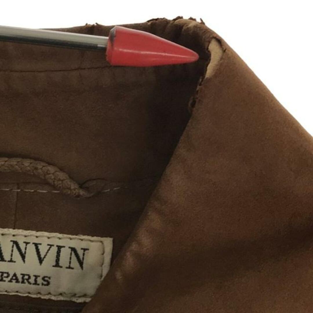 LANVIN(ランバン)のLANVIN / ランバン | ヴィンテージ スエードレザー シャツジャケット | ベージュ | レディース レディースのジャケット/アウター(その他)の商品写真