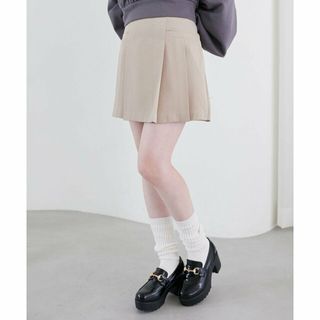 マジェスティックレゴン(MAJESTIC LEGON)の【ベージュ】フェイクポケットサイドプリーツスカート(ロングスカート)