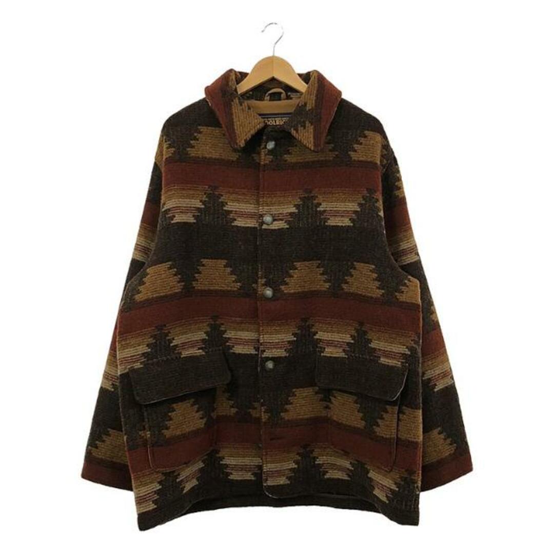 WOOLRICH(ウールリッチ)のWOOLRICH / ウールリッチ | ネイティブ コンチョボタン ウール オーバージャケット | XL | マルチカラー | メンズ メンズのジャケット/アウター(その他)の商品写真