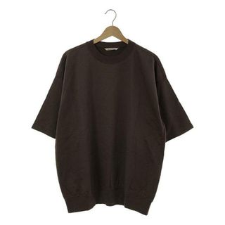 オーラリー(AURALEE)のAURALEE / オーラリー | SUPER HIGH GAUZE SWEAT BIG TEE / スーパーハイゲージ スウェット ビッグTシャツ | 5 | DARK BROWN | メンズ(Tシャツ/カットソー(七分/長袖))