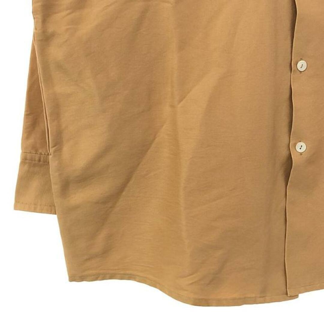 SUNSEA(サンシー)のSUNSEA / サンシー | コットン シルク ビッグシャツ | 2 | ブラウン系 | メンズ メンズのトップス(Tシャツ/カットソー(七分/長袖))の商品写真