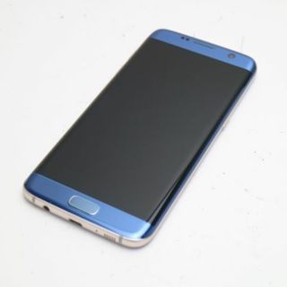 ギャラクシー(Galaxy)の新品同様 SC-02H Galaxy S7 edge ブルー  SIMロック解除済み M666(スマートフォン本体)