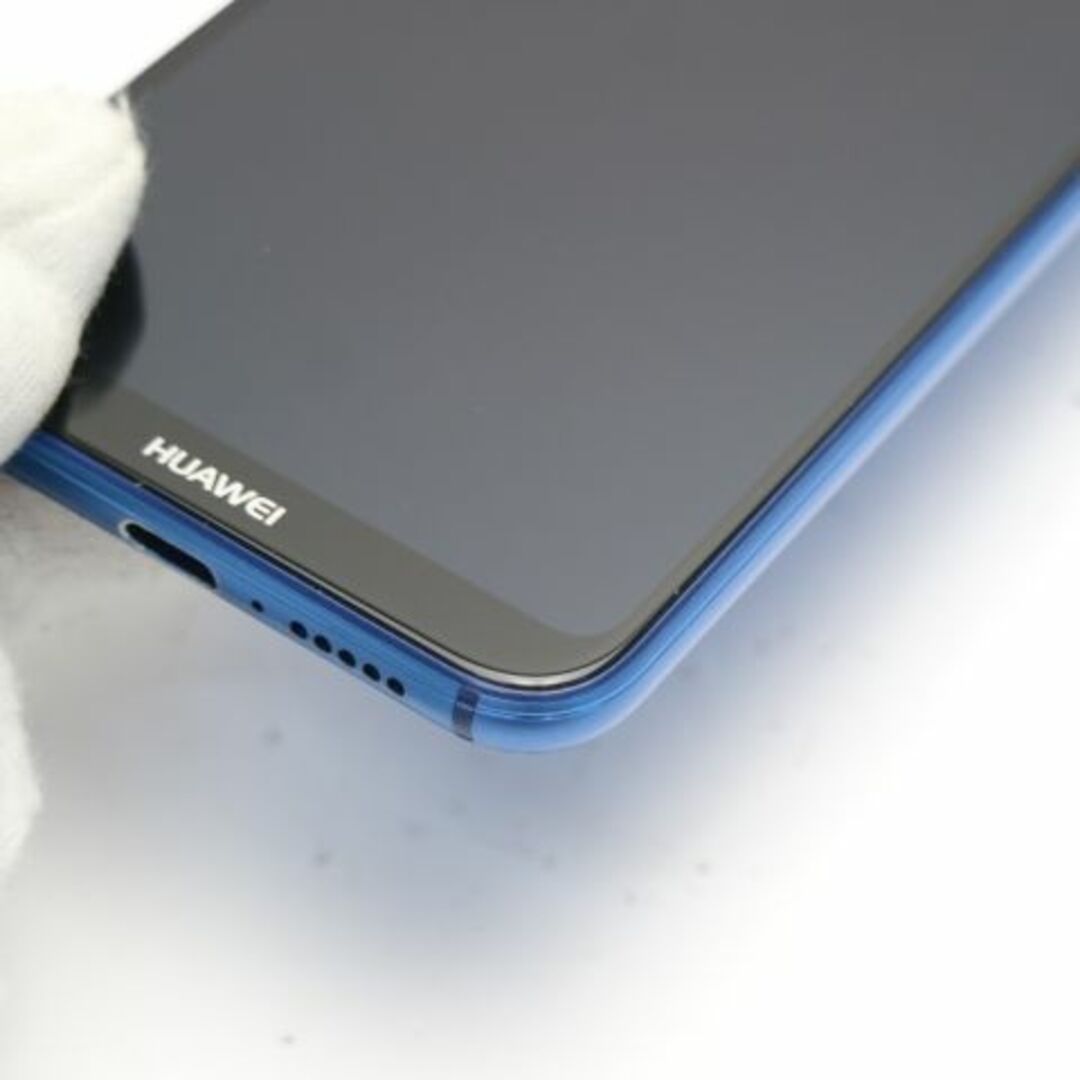 HUAWEI(ファーウェイ)の超美品 SIMフリー HUAWEI P20 lite ブルー 白ロム  M555 スマホ/家電/カメラのスマートフォン/携帯電話(スマートフォン本体)の商品写真