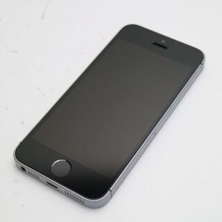 アイフォーン(iPhone)の超美品 SIMフリー iPhoneSE 16GB スペースグレイ  M555(スマートフォン本体)