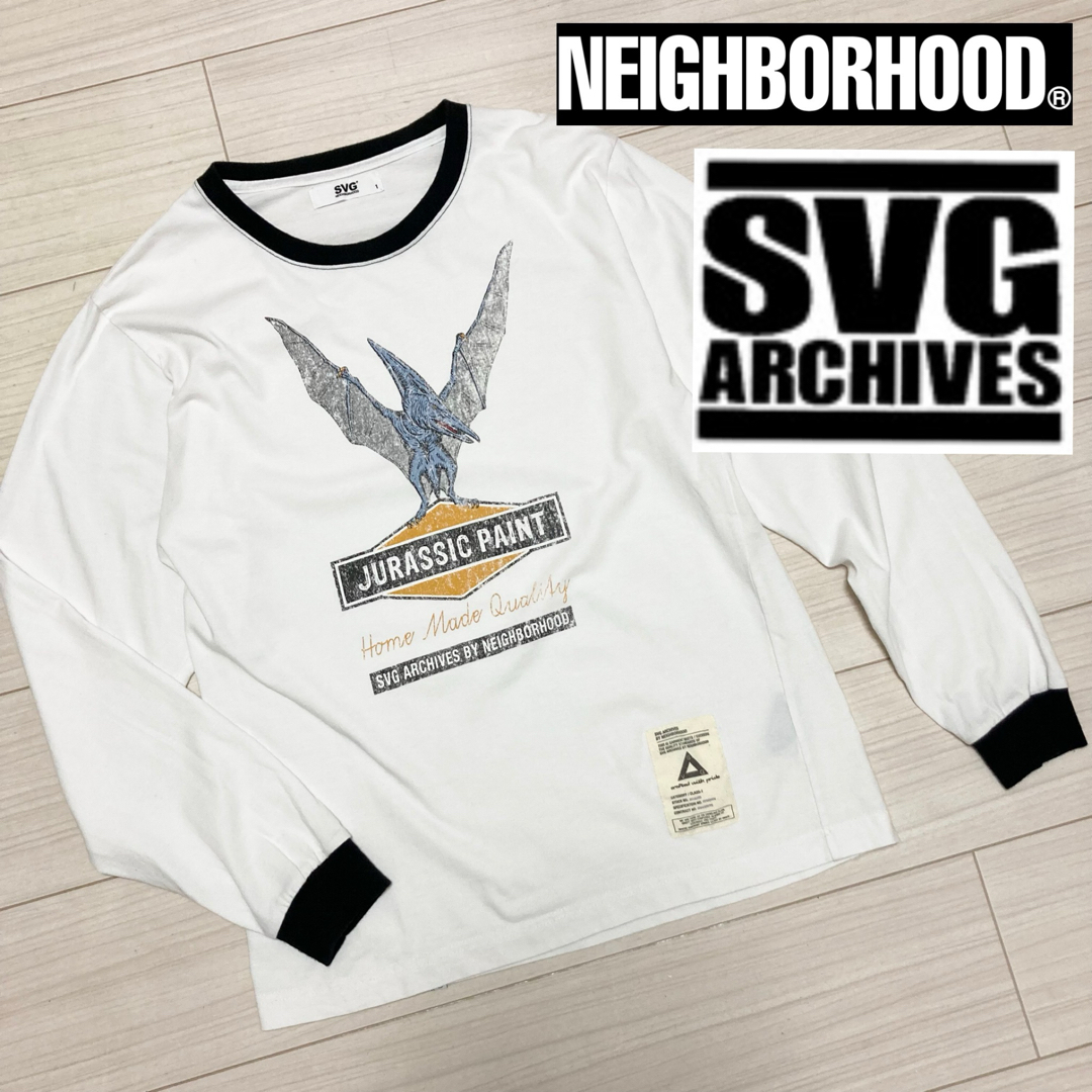 NEIGHBORHOOD(ネイバーフッド)のSVG ARCHIVES ネイバーフッド■JURASSIC PAINT ロンT メンズのトップス(Tシャツ/カットソー(七分/長袖))の商品写真