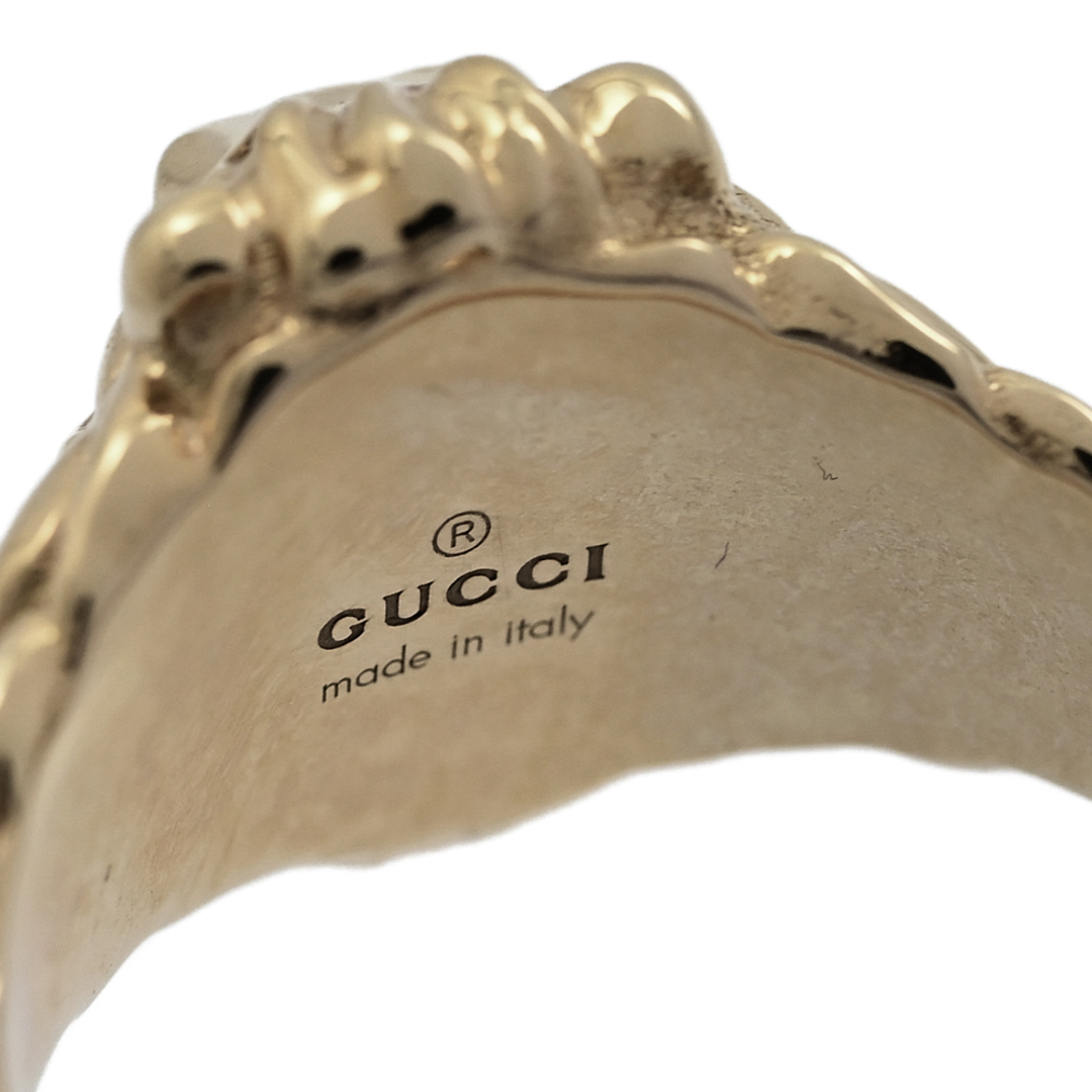 Gucci(グッチ)のグッチ ライオンヘッド アメシスト（アメジスト） リング・指輪 レディースのアクセサリー(リング(指輪))の商品写真