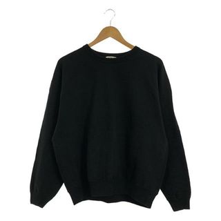 オーラリー(AURALEE)のAURALEE / オーラリー | SUPER SOFT SWEAT BIG P/O / スーパー ソフト スウェット | 0 | ブラック | レディース(トレーナー/スウェット)