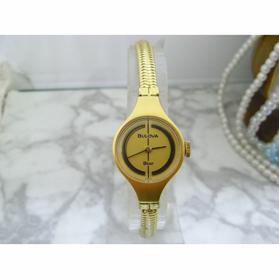 Christian Dior(クリスチャンディオール)のヴィンテージ　Dior　ディオール　ブローバー　手巻き　レディース　時計 レディースのファッション小物(腕時計)の商品写真