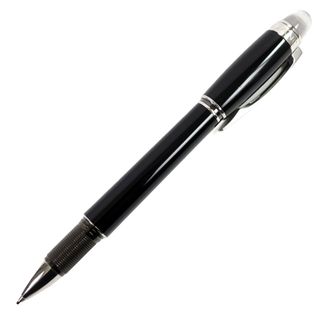 モンブラン(MONTBLANC)の美品 MONTBLANC モンブラン スターウォーカー ホワイトスター キャップ式 ボールペン ブラック シルバー(ペン/マーカー)