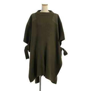 ハイク(HYKE)のHYKE / ハイク | 2019AW | COMMAND SWEATER ニットポンチョ | カーキ | レディース(ロングワンピース/マキシワンピース)