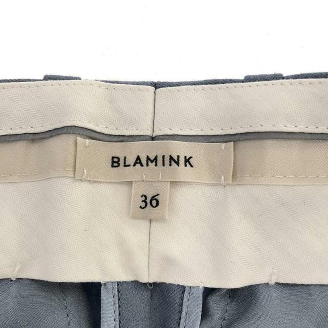 BLAMINK(ブラミンク)のBLAMINK / ブラミンク | W WO TUCK FULL ウール タック テーパード パンツ | 36 | ライトブルー | レディース レディースのパンツ(その他)の商品写真