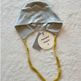 アンパサンド(ampersand)のベビー 帽子 ボンネット 未使用 新品 綿 出産準備 42cm - 46cm(帽子)
