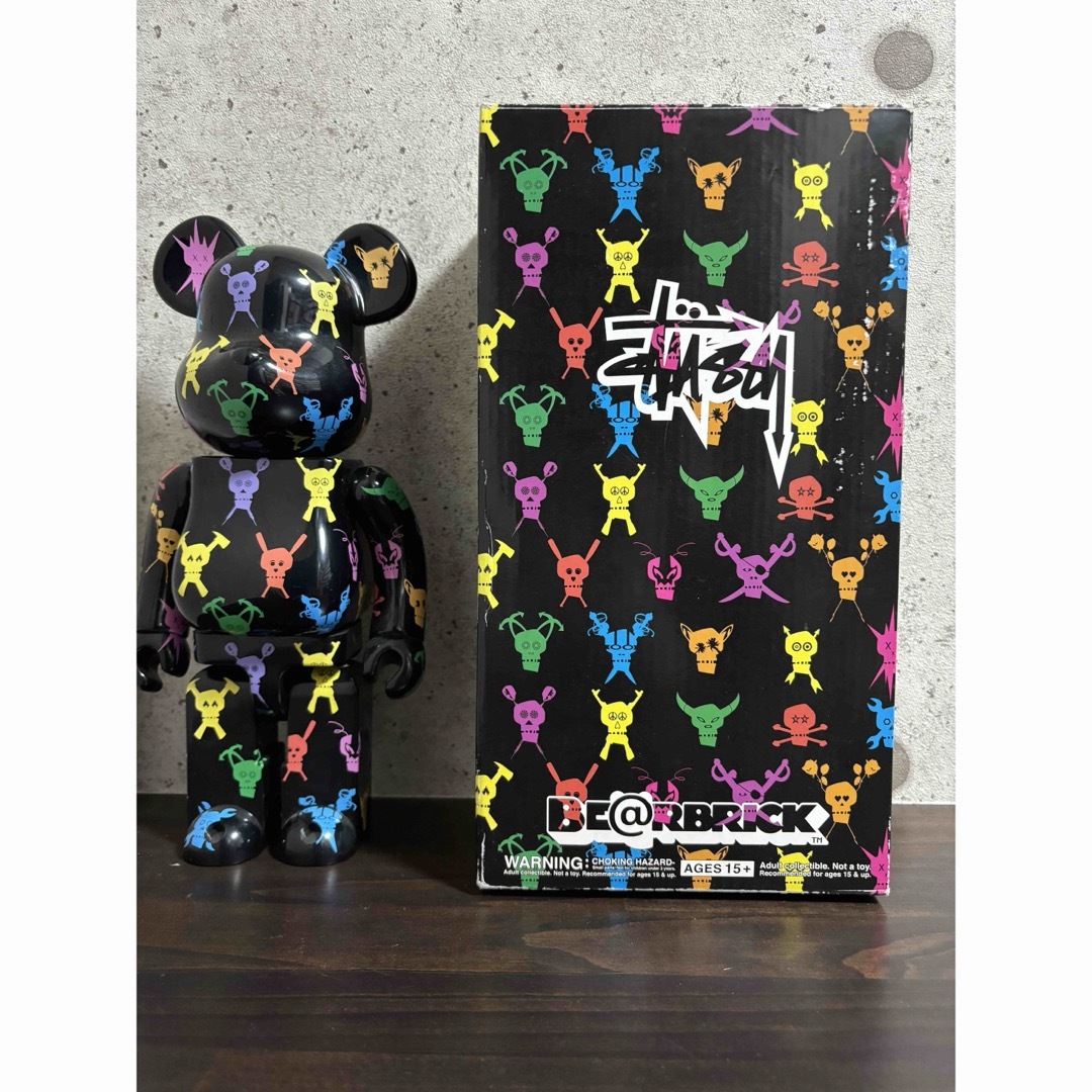 BE@RBRICK(ベアブリック)のstussy  BE RBRICK  400％ エンタメ/ホビーのフィギュア(その他)の商品写真