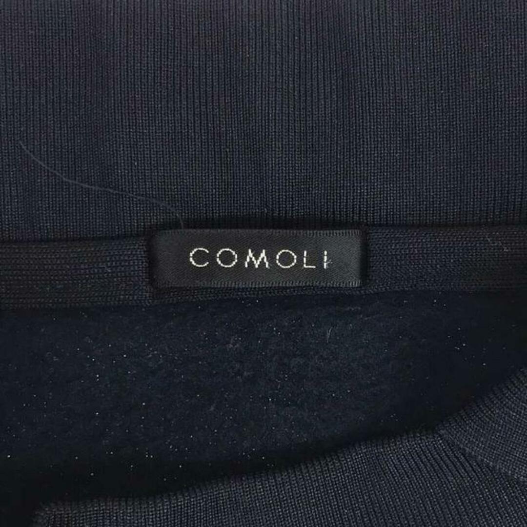 COMOLI(コモリ)のCOMOLI / コモリ | ナイロン コットン 裏起毛スウェット | 1 | ネイビー | メンズ メンズのトップス(スウェット)の商品写真