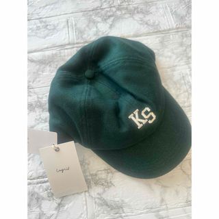 アングリッド(Ungrid)のUngridウール混ロゴCAP 40グリーン サイズF(キャップ)