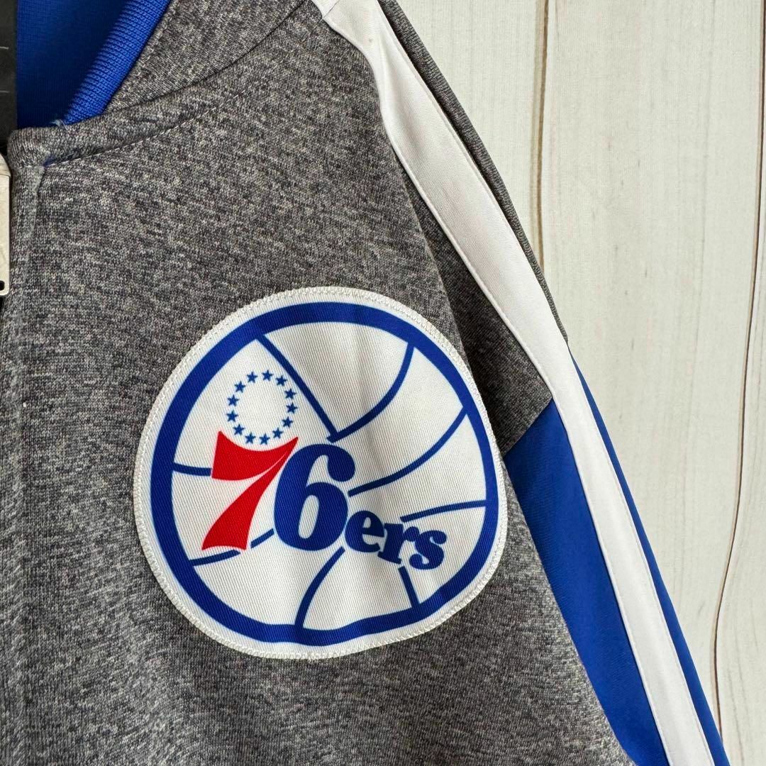 adidas(アディダス)の【希少デザイン】　トラックジャケット　アディダス　76ers NBA バイカラー メンズのトップス(ジャージ)の商品写真