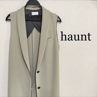 アパルトモンドゥーズィエムクラス(L'Appartement DEUXIEME CLASSE)の【美品hauntロングベスト】(ベスト/ジレ)