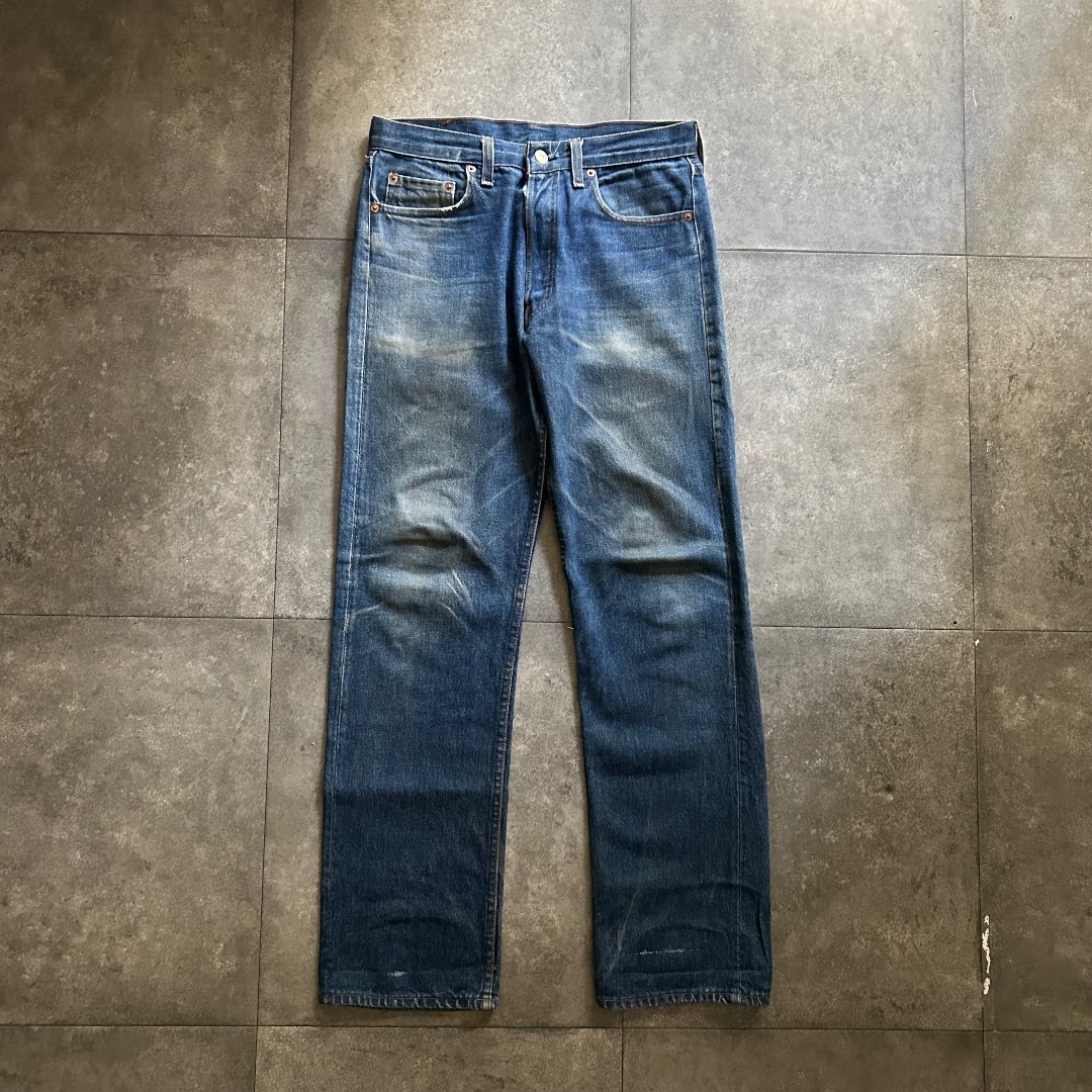 Levi's(リーバイス)の80s リーバイス501 USA製 31×34 濃紺 ヒゲ/ハチノス メンズのパンツ(デニム/ジーンズ)の商品写真