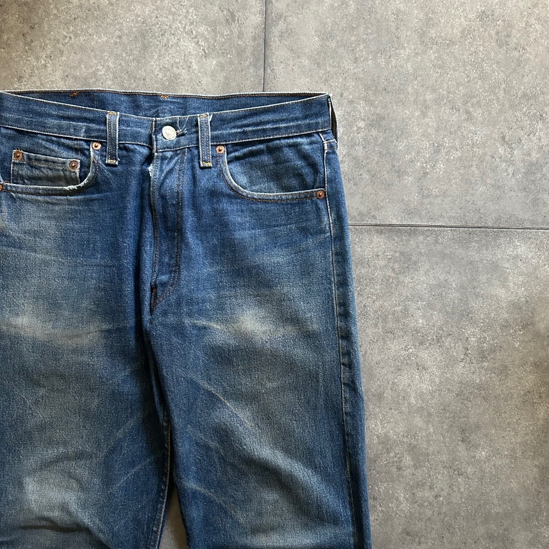 Levi's - 80s リーバイス501 USA製 31×34 濃紺 ヒゲ/ハチノスの Levi's - 80s リーバイス501 USA製 31×34 濃紺 ヒゲ/ハチノスの