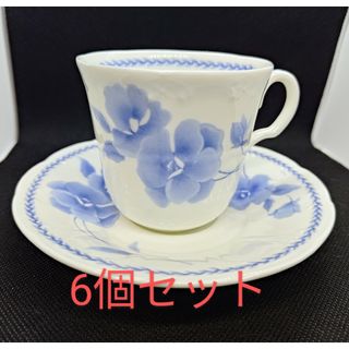 NAGOYA CERAMIC カップ&ソーサー　6客セット(グラス/カップ)