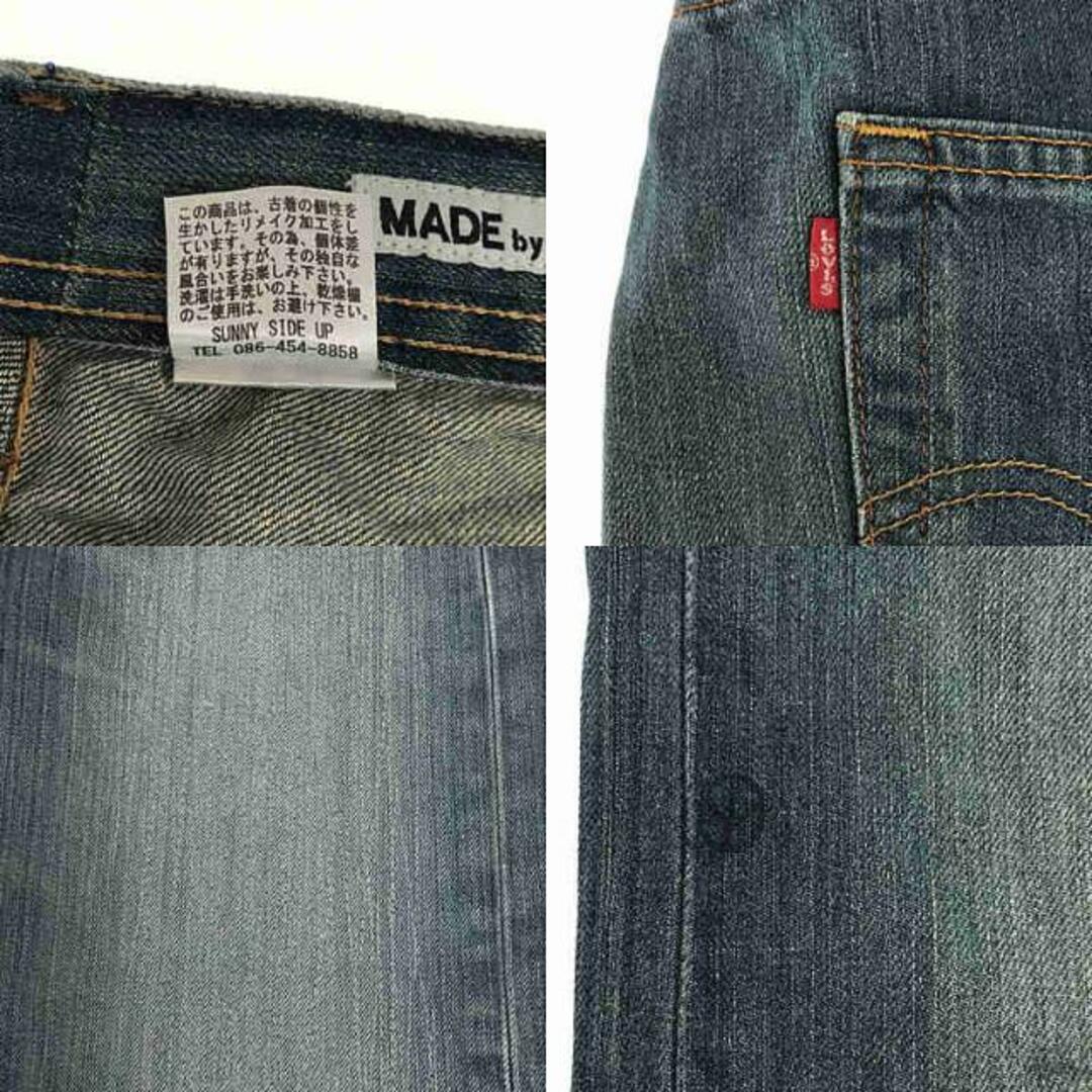 MADE by sunny side up / メイドバイサニーサイドアップ | × levi's  ステッチデザイン デニムパンツ | インディゴ | レディース レディースのパンツ(その他)の商品写真