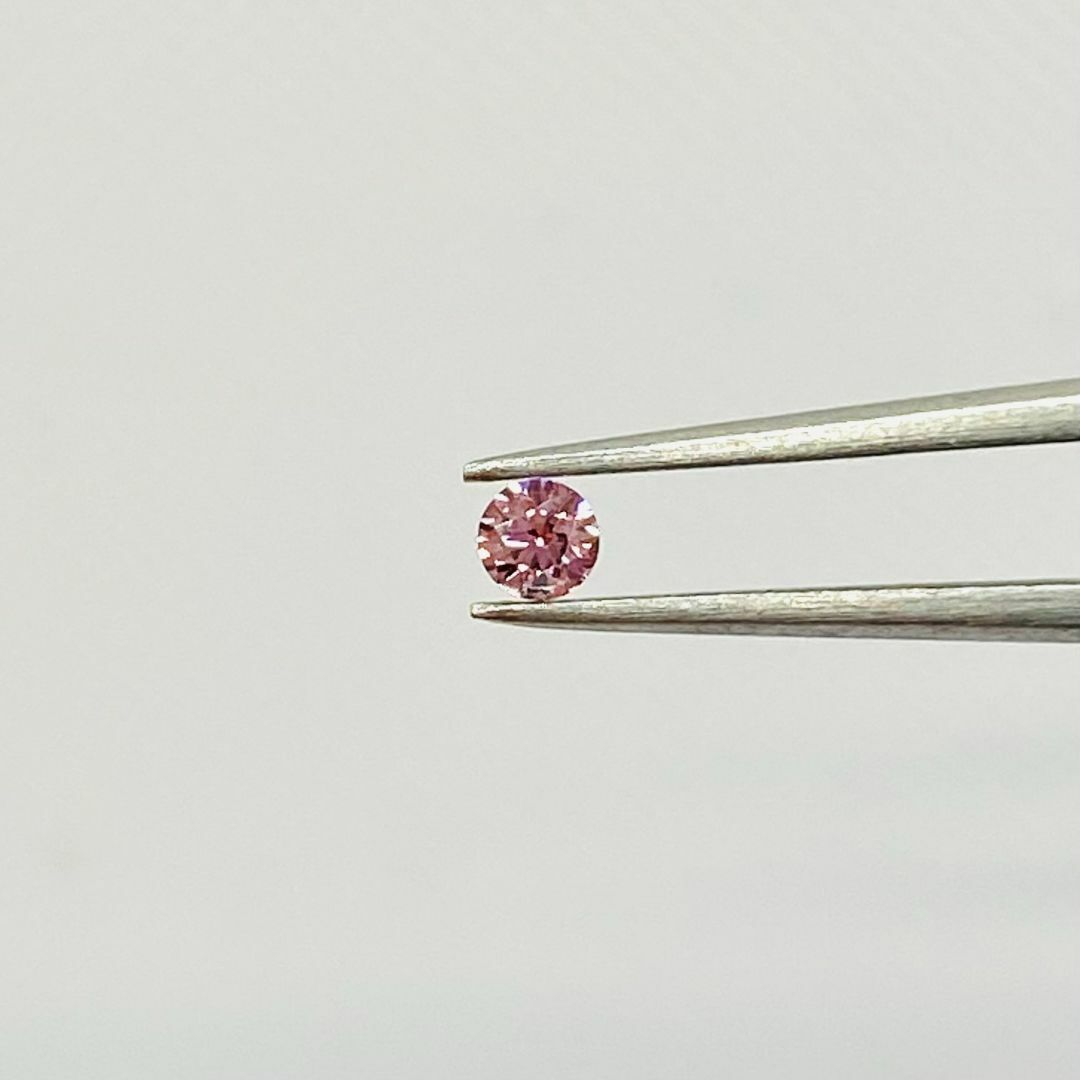 FANCY INTENSE PURPLISH PINK 0.044ct RD レディースのアクセサリー(その他)の商品写真