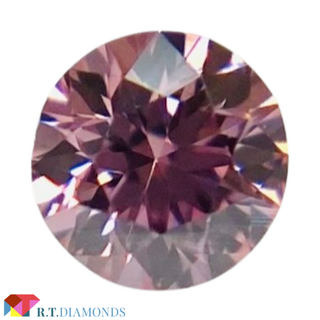 FANCY INTENSE PURPLISH PINK 0.044ct RD(その他)