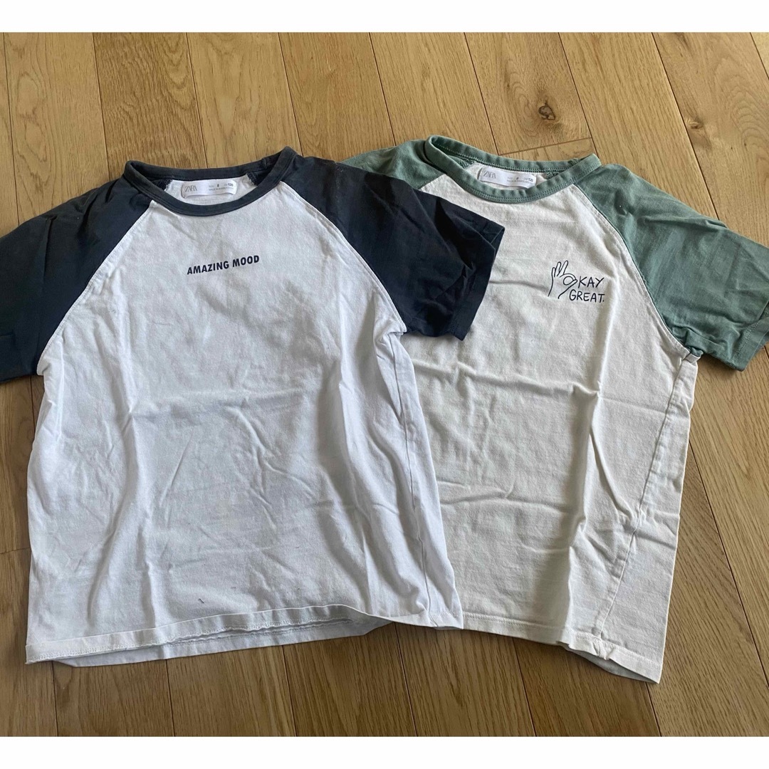 ZARA KIDS(ザラキッズ)のZARA kids Tシャツ　128 キッズ/ベビー/マタニティのキッズ服男の子用(90cm~)(Tシャツ/カットソー)の商品写真