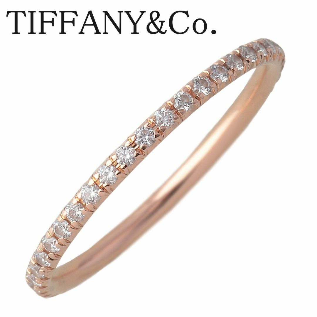 Tiffany & Co.(ティファニー)のティファニー メトロ フルエタニティ リング 10号～10.5号 750PG フルサークル 箱 新品仕上げ済 TIFFANY【16039】 レディースのアクセサリー(リング(指輪))の商品写真