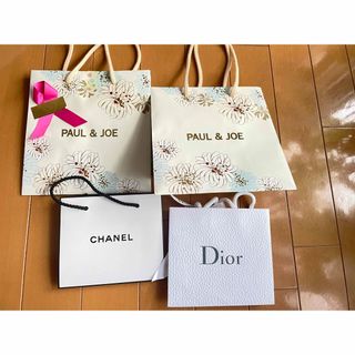 PAUL&JOE CHANEL DIOR ショップ袋4点