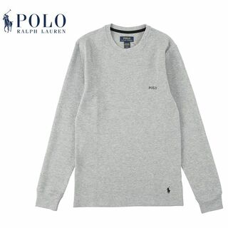 POLO RALPH LAUREN - 新品 XL ★ ポロラルフローレン 長袖 ワッフル Tシャツ グレー US-L