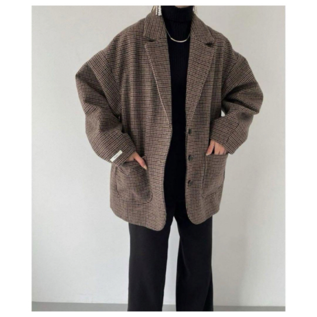 Eaphi wool like check jacketの通販 by くまももん's shop|ラクマ Eaphi wool like check jacketの通販 by くまももん's shop|ラクマ