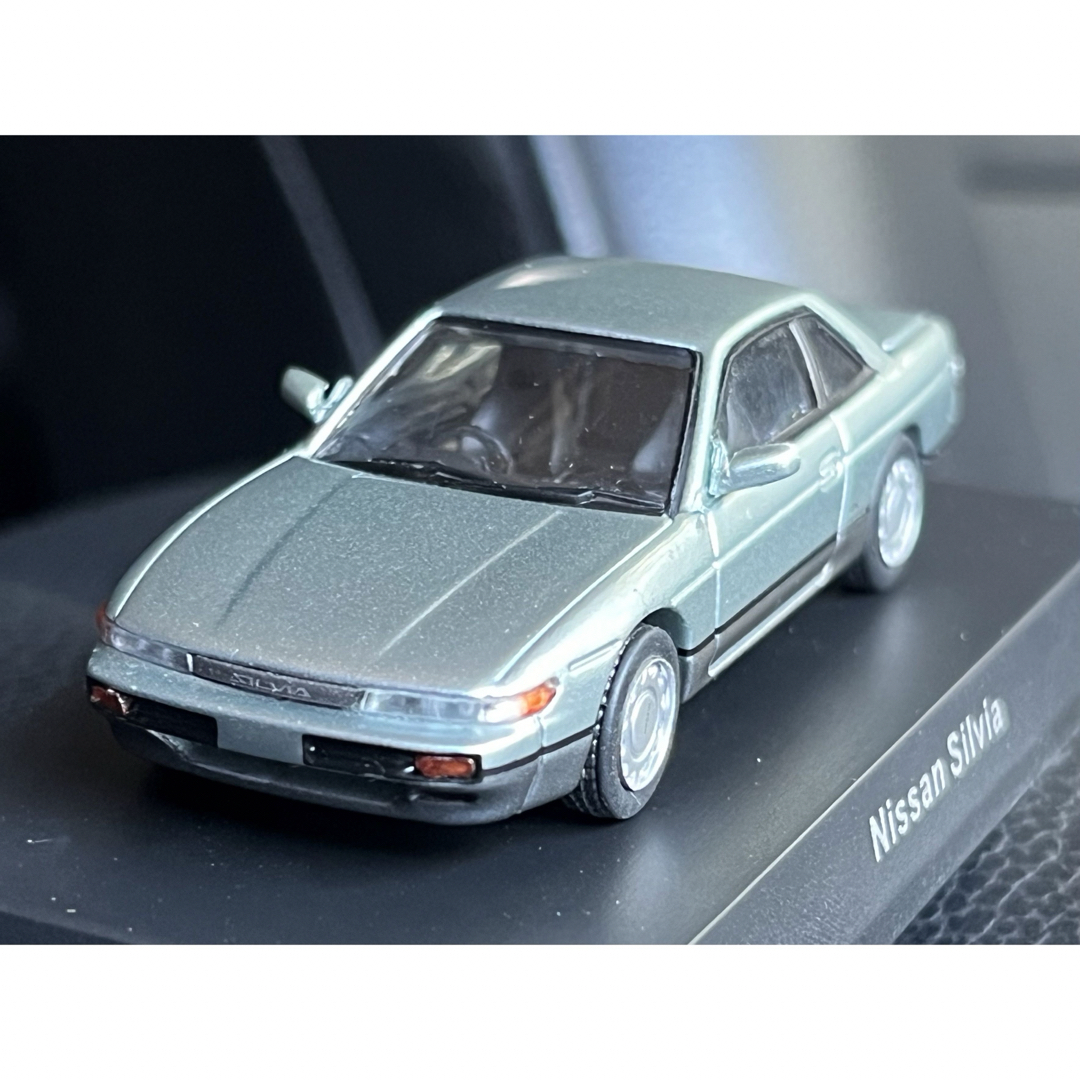 京商 - 京商 1/64 日産 シルビア S13 K's 前期 ライムグリーン 京商 - 京商 1/64 日産 シルビア S13 K's 前期 ライムグリーン