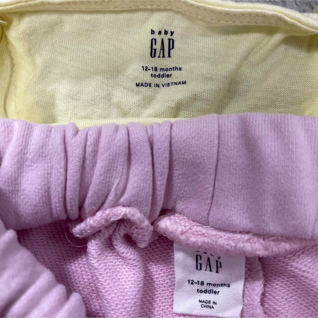 GAP(ギャップ)のベビーギャップ　女の子　夏　上下セット　80cm キッズ/ベビー/マタニティのベビー服(~85cm)(パンツ)の商品写真