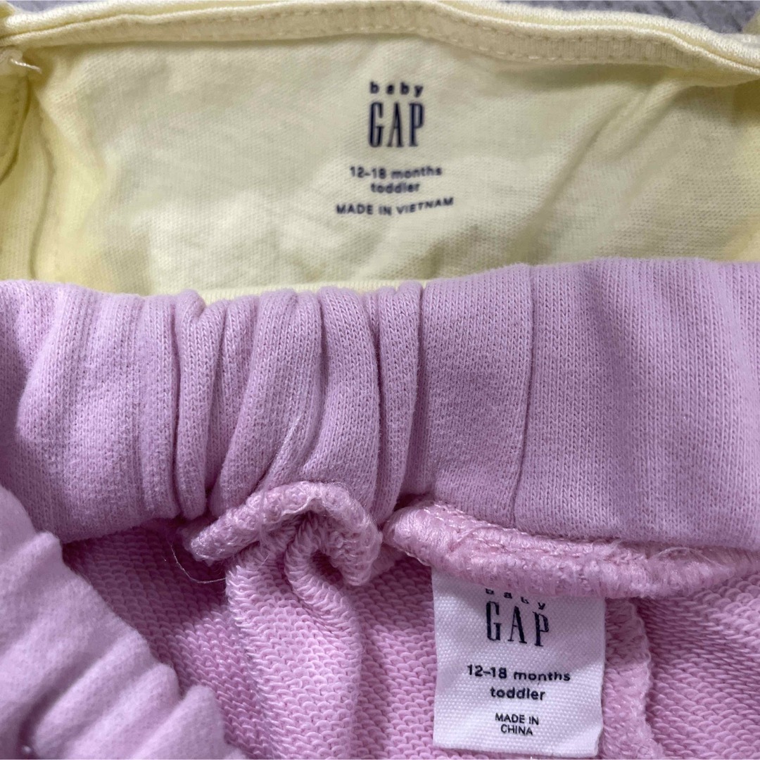 GAP(ギャップ)のベビーギャップ　女の子　夏　上下セット　80cm キッズ/ベビー/マタニティのベビー服(~85cm)(パンツ)の商品写真