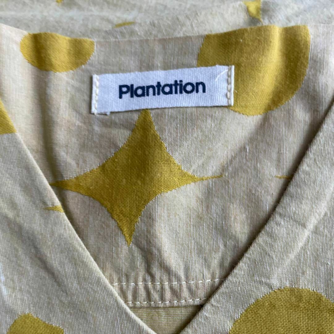 Plantation(プランテーション)のプランテーション plantation ドット ロング ワンピース レディースのワンピース(ロングワンピース/マキシワンピース)の商品写真