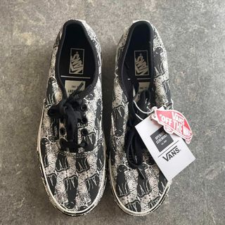 オープニングセレモニー 37 バンズ vans スニーカー コラボ 総柄 黒 白(スニーカー)