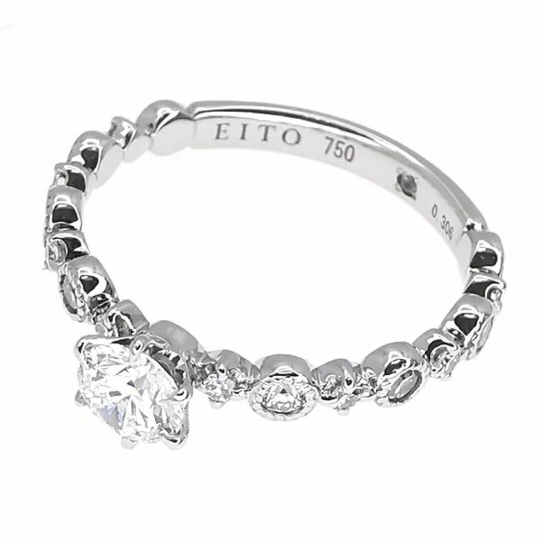 EITO K18WG ダイヤ リング 0.306ct Daily デイリー レディースのアクセサリー(リング(指輪))の商品写真