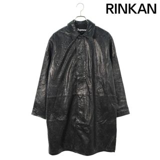 シュプリーム  23SS  Leather Snake Trench Coat ゴートレザースネークトレンチコート メンズ S