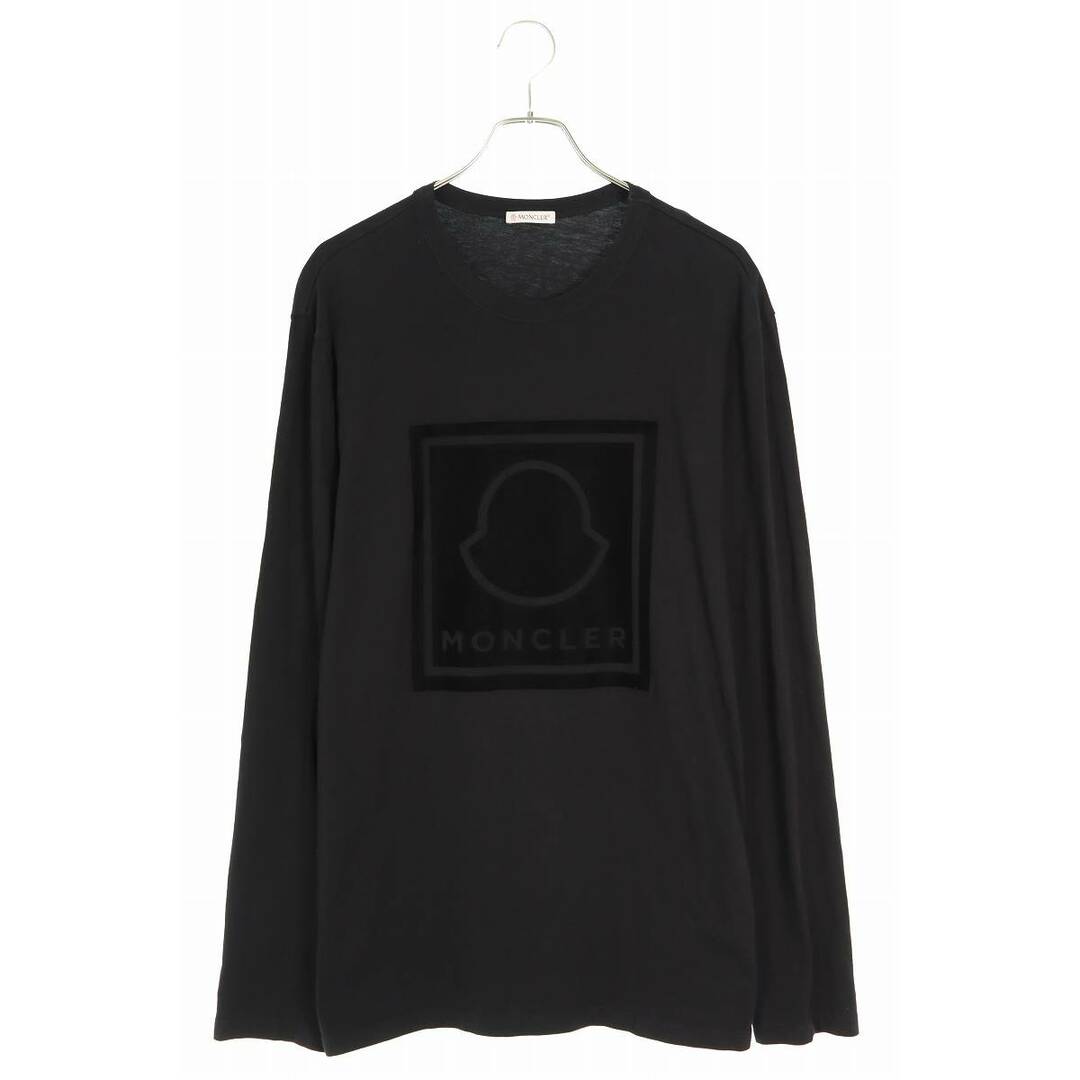 MONCLER(モンクレール)のモンクレール  21AW  MAGLIA T-SHIRT フロントロゴ長袖カットソー メンズ XL メンズのトップス(Tシャツ/カットソー(七分/長袖))の商品写真