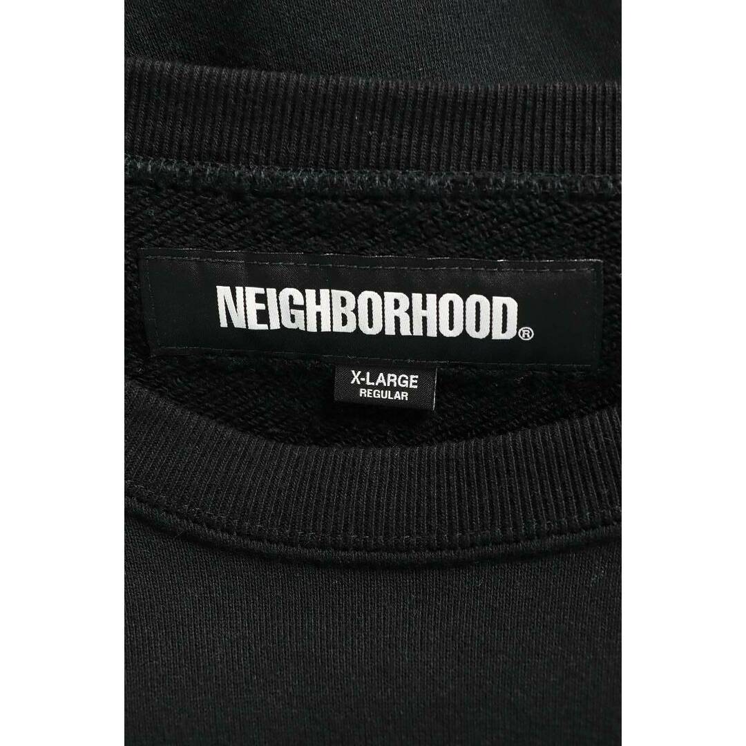 NEIGHBORHOOD(ネイバーフッド)のネイバーフッド  232UWNH-CSM02 ロゴプリントクルーネックスウェット メンズ XL メンズのトップス(スウェット)の商品写真